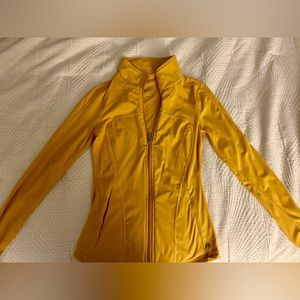 BuffBunny Yellow Zip-Up Top